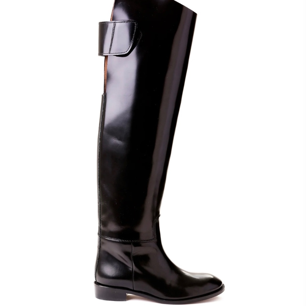 Acne Studio Carlos Over The Knee Leather Boots, IT 36